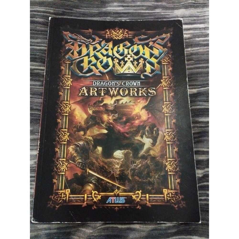 Dragon's Crown Artworks PS3 Game Art Book Character Illustrations Kamitani 2013